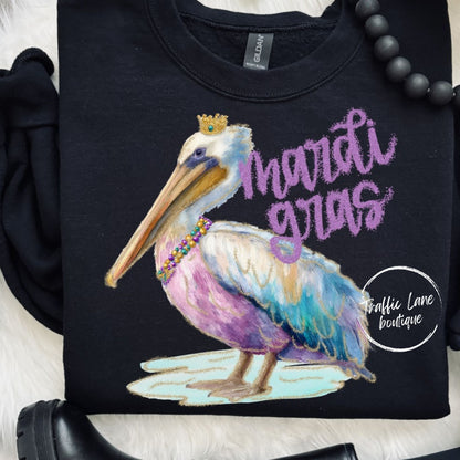Mardi Gras Pelican Shirt