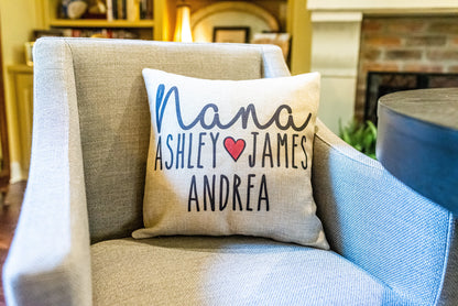 Square Grandparent Pillow