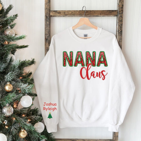Personalized Family Claus Sweatshirt