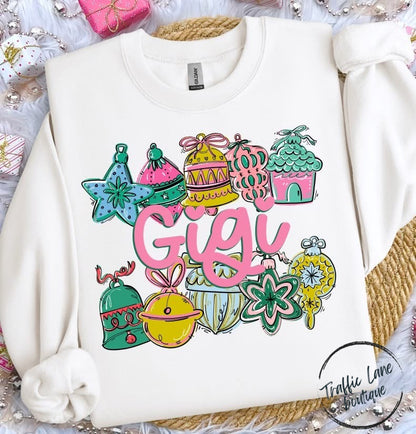 Ornament Name Frame - Family Name Customizable Shirt