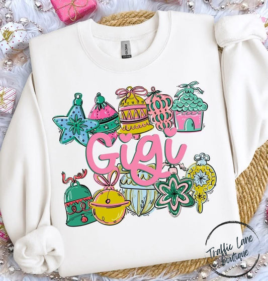 Ornament Name Frame - Family Name Customizable Shirt