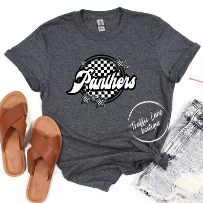 Panthers Checker Mascots Shirt