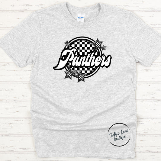 Panthers Checker Mascots Shirt
