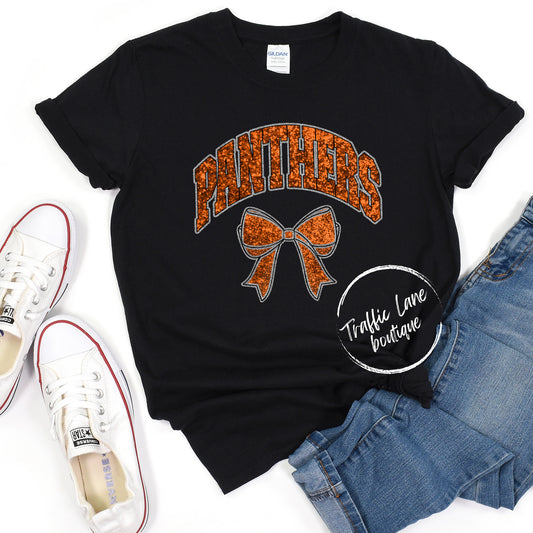 Panthers - Collegiate Glitter Mascots Spirit Shirts