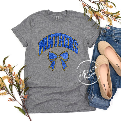 Panthers - Collegiate Glitter Mascots Spirit Shirts