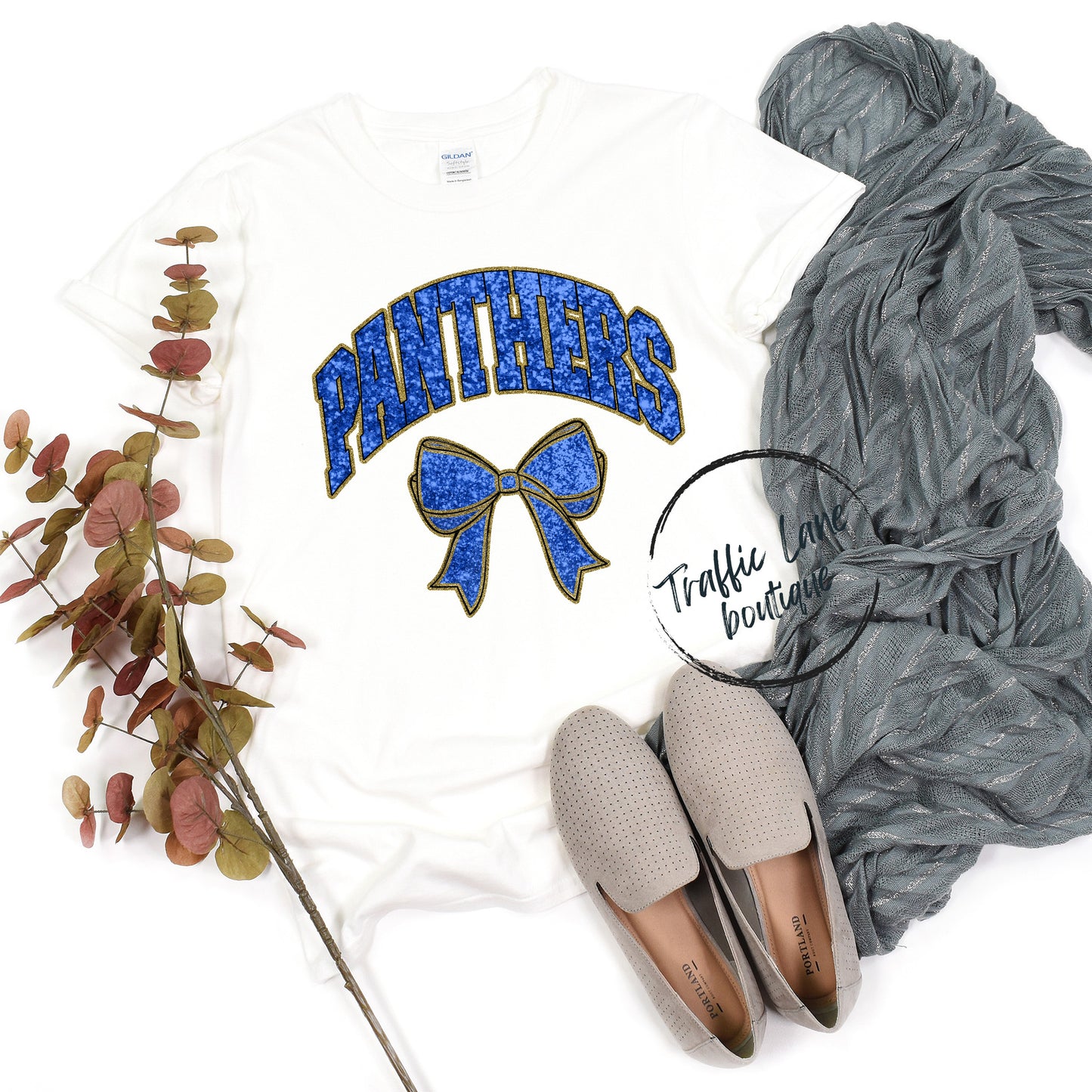 Panthers - Collegiate Glitter Mascots Spirit Shirts