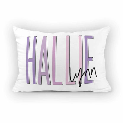 Personalized Outline Name Snuggle Pillow