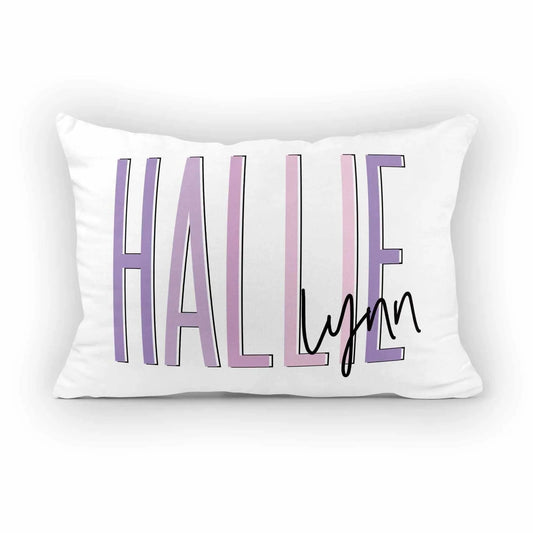 Personalized Outline Name Snuggle Pillow