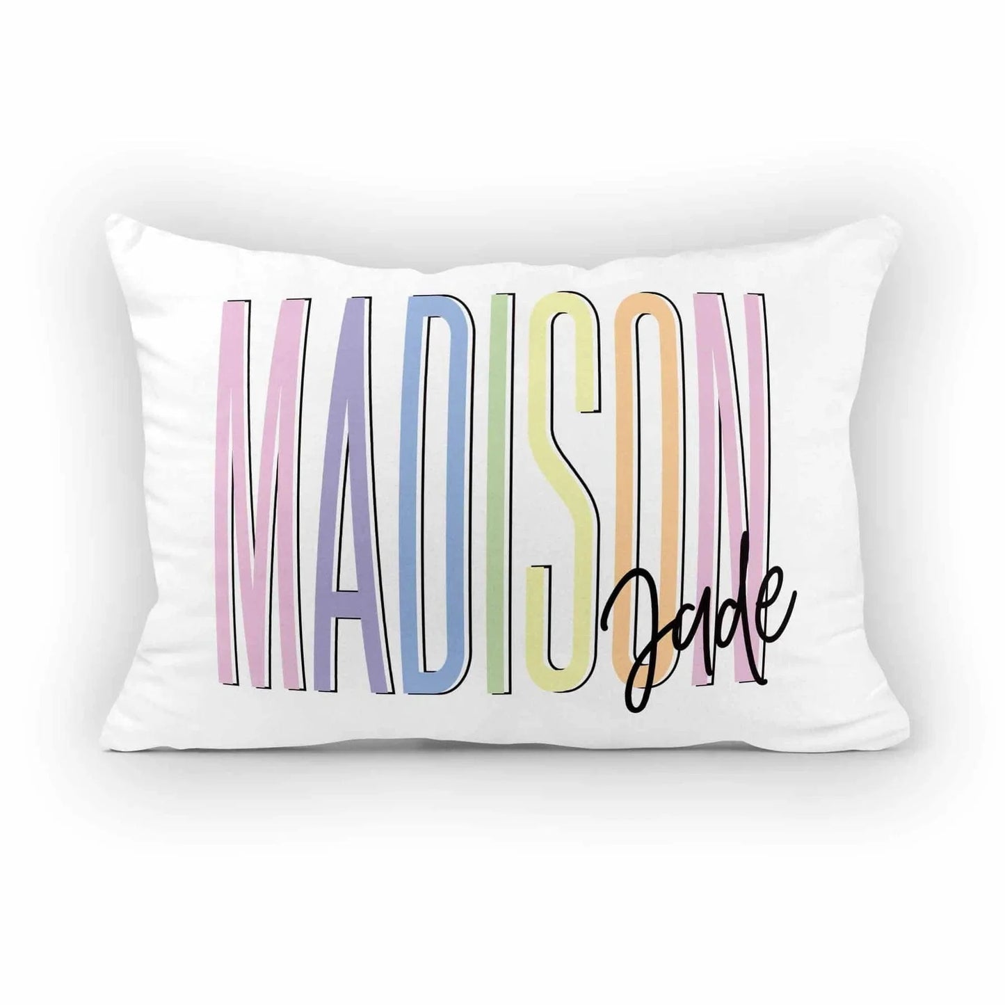 Personalized Outline Name Snuggle Pillow