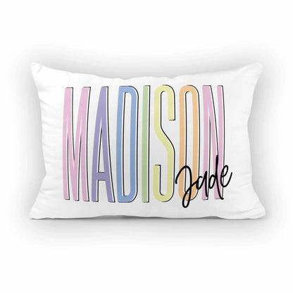 Personalized Outline Name Snuggle Pillow