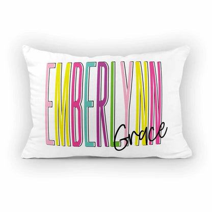 Personalized Outline Name Snuggle Pillow