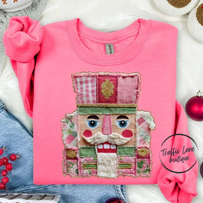 Quilted Elements Nutcracker With Outline Shirt