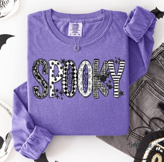 Spooky Good Goth Word Art Shirt