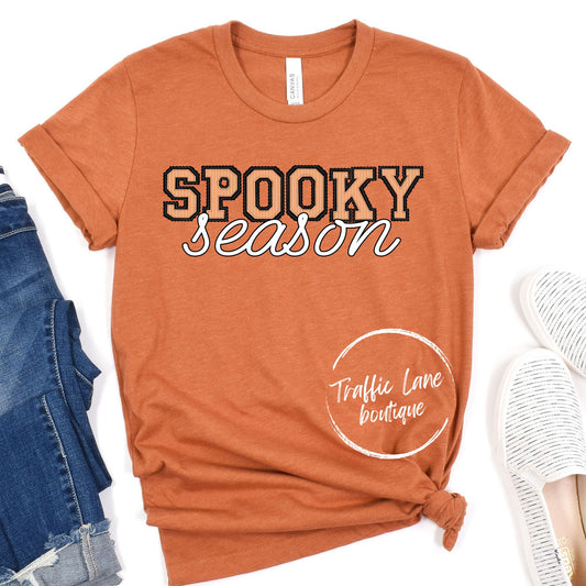 The Prepster - Spooky Season Orange Black