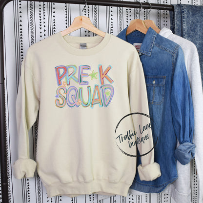 Tilted Grade Levels Squad - Customizable