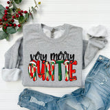 Very Merry Names Custom Shirts  -- Perfect For Moms, Grandmas and More