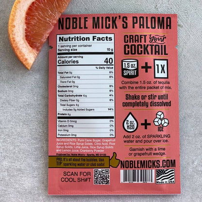 Noble Mick's - Single Serve Craft Cocktails