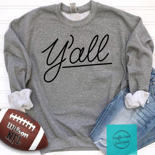 Y'all Hand Lettered Shirts