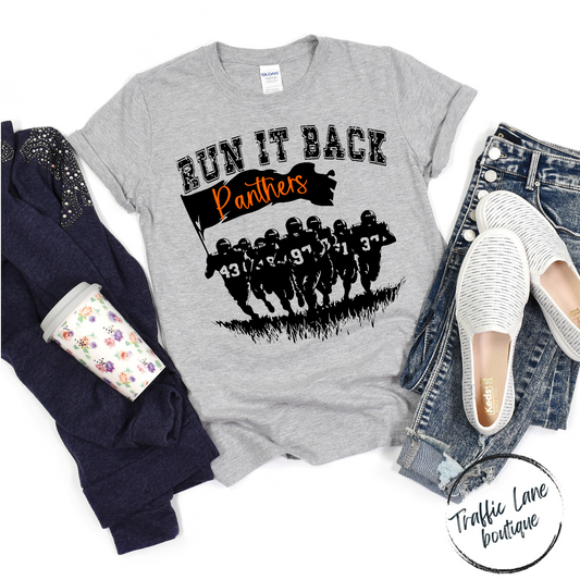 Run It Back Black Orange Panthers Shirt