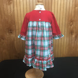 Red and Green Plaid Dress