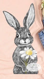 Bunny Tees with Matching Can Cooler for Youth and Adults