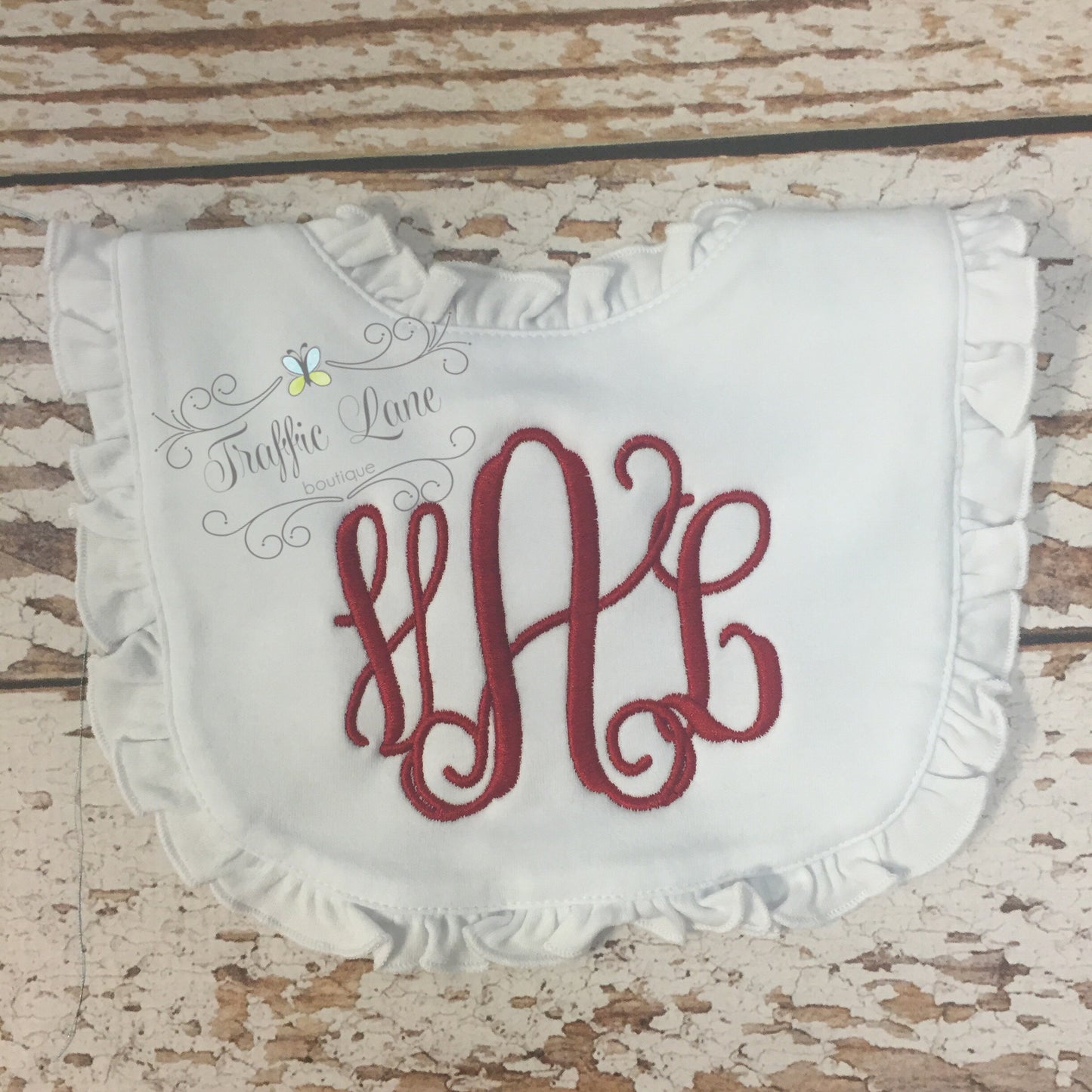 Monogrammed Bib