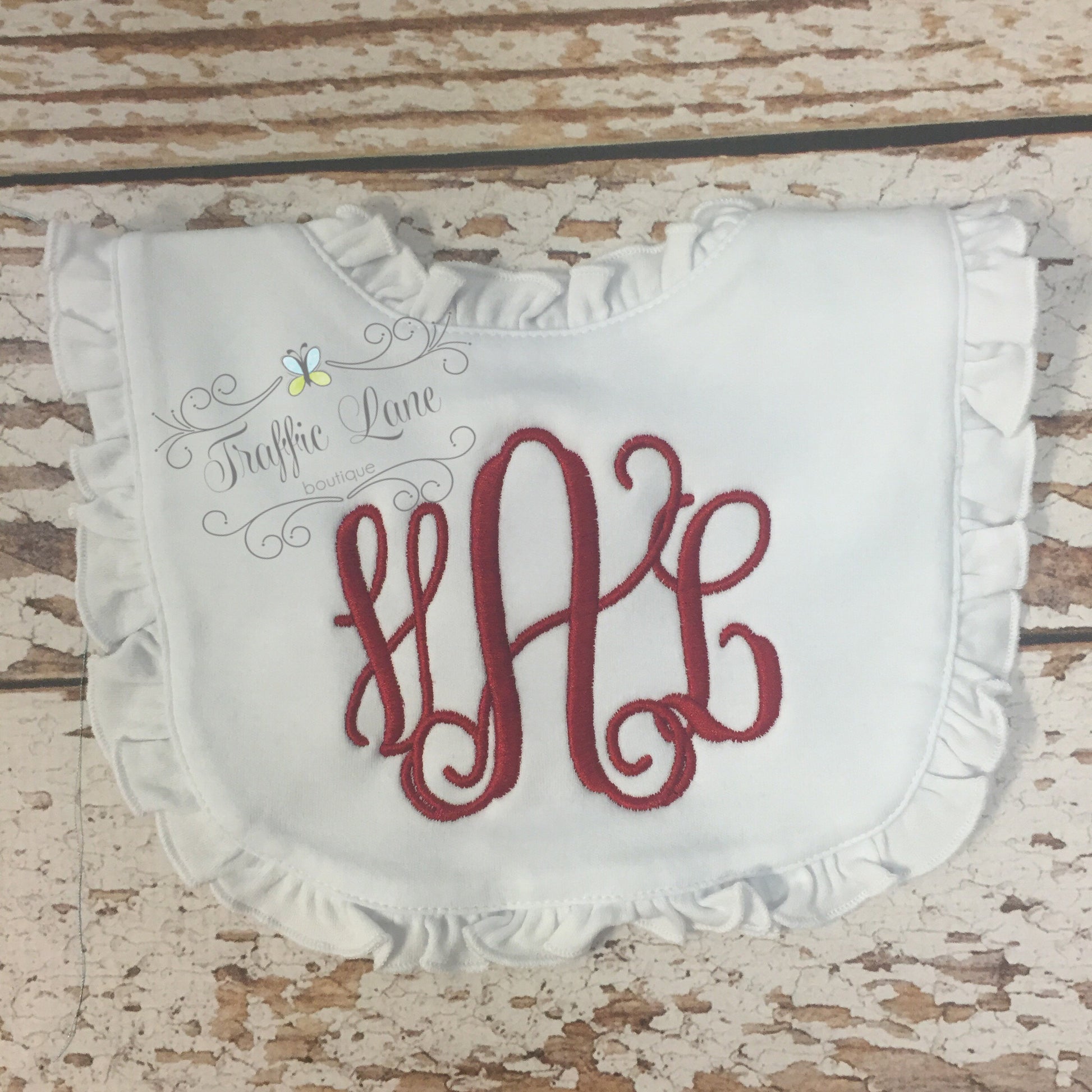 Monogrammed Bib