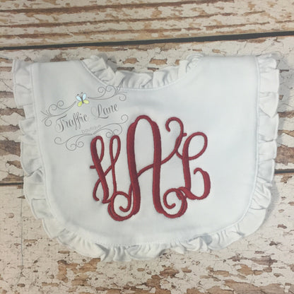 Monogrammed Bib