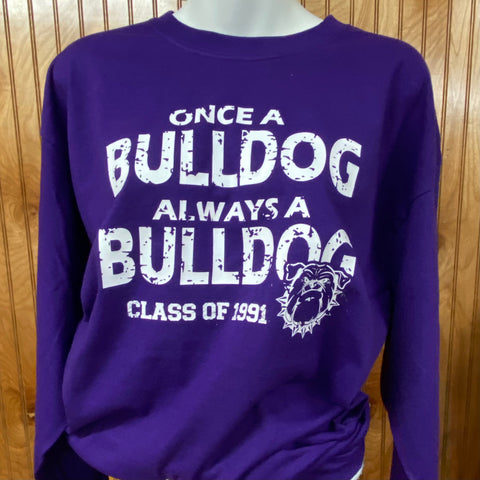 Once a Bulldog, Always a Bulldog tee Class of 1991