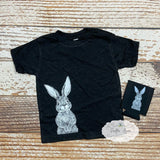 Bunny Tees with Matching Can Cooler for Infants and Toddlers