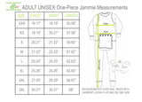 Holly Jolly Jammies  size chart 